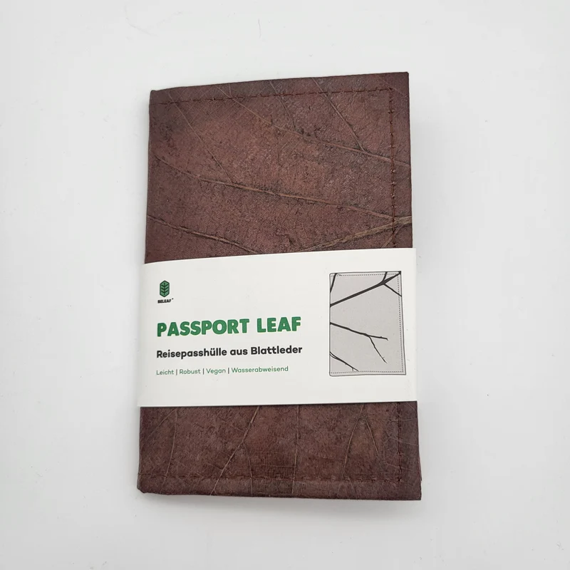 BELEAF Vegane Reisepasshülle "PASSPORT LEAF"