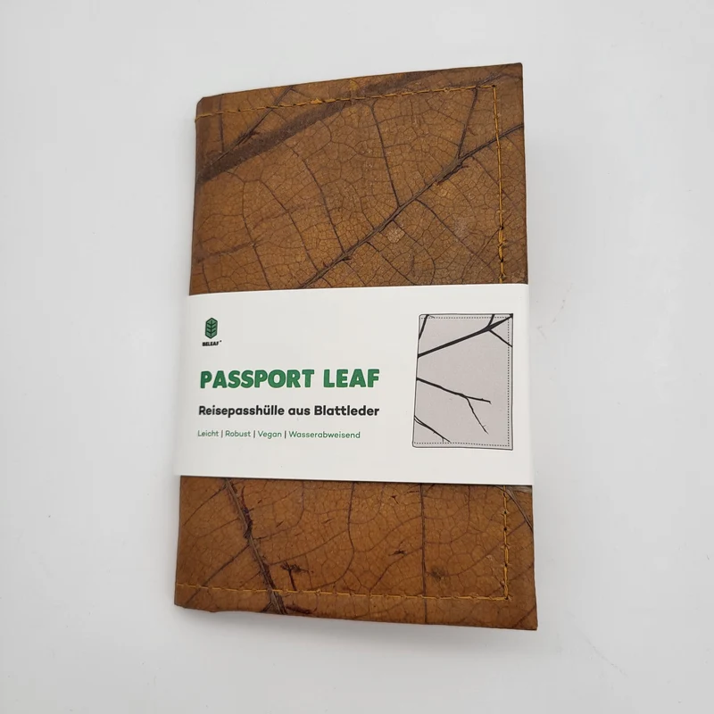 BELEAF Vegane Reisepasshülle "PASSPORT LEAF"