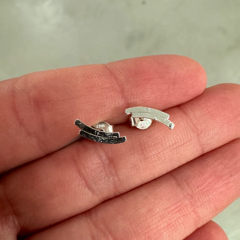 Jukserei Ohrstecker "Weave" - Dritte Wahl