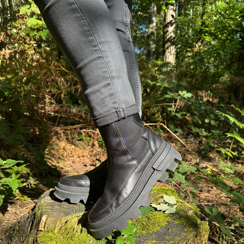 Espadrij l´originale "Chelsea Mid Boot Leather"