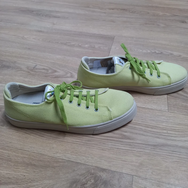 Youmans Unisex Canvas Sneaker "Dunedin" - Hellgrün - Dritte Wahl