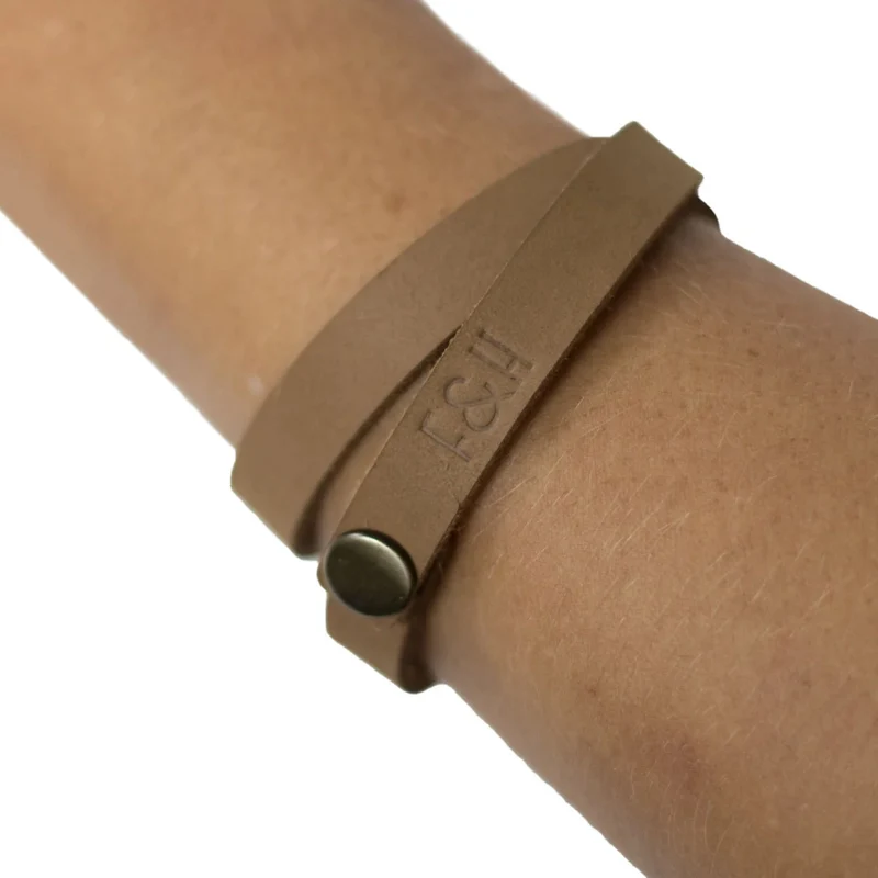 Fitz & Huxley Unisex Lederarmband "ROTARY"