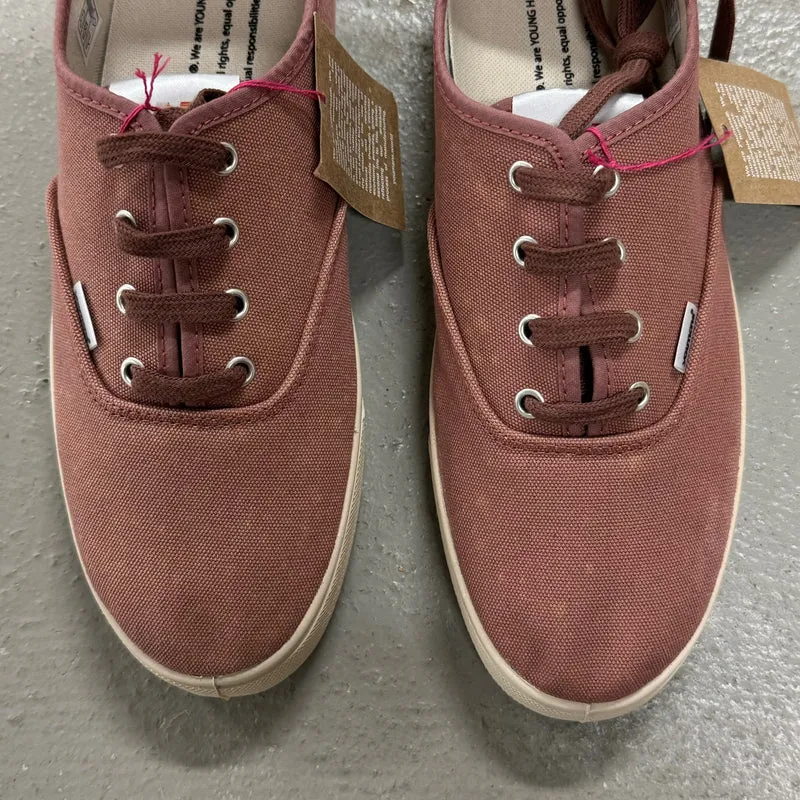 Youmans Unisex Canvas Sneaker "Clearwater" - Rotbraun - Dritte Wahl