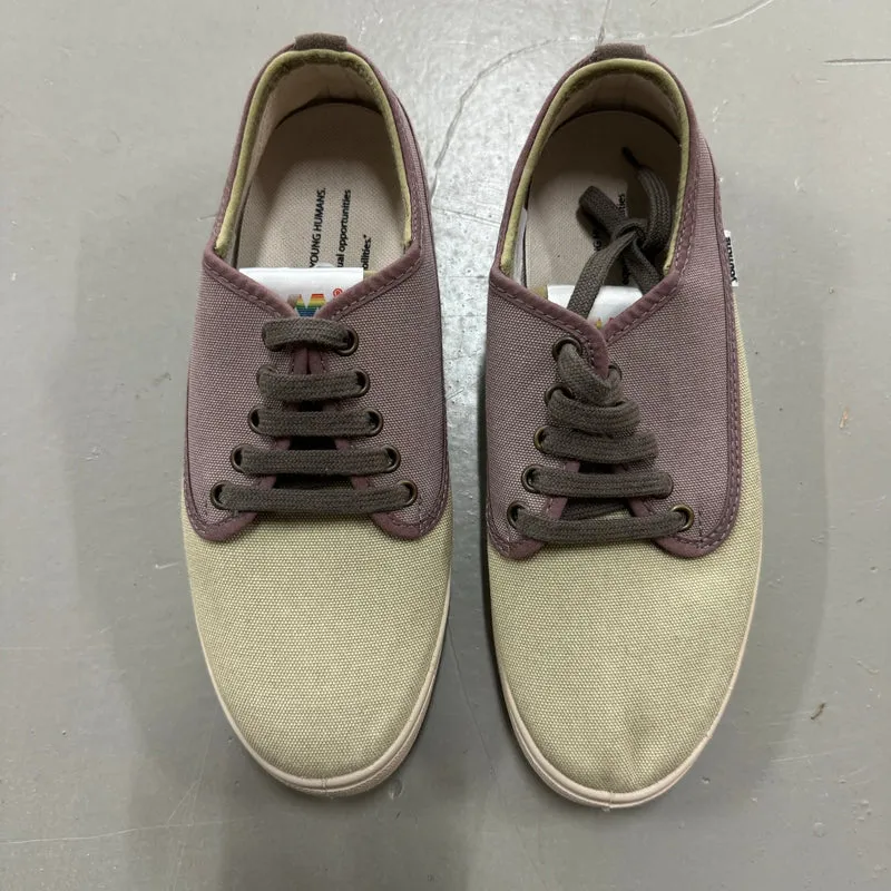 Youmans Unisex Canvas Sneaker "Coquina" - Grün-Braun