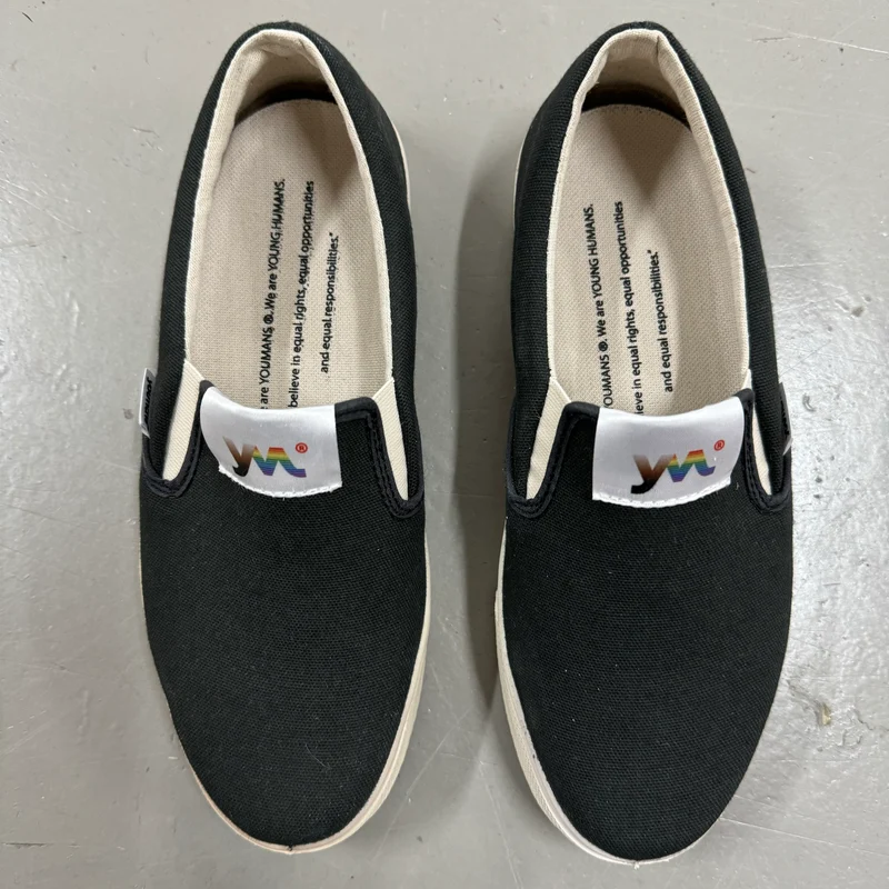 Youmans Unisex Canvas Sneaker "Sanibel" - Schwarz-Grau