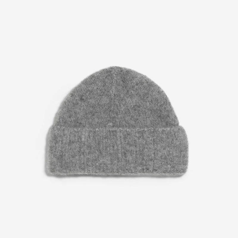 ARMEDANGELS Mütze Regular Fit "LIESAA PREMIUM" - frozen mid grey melange