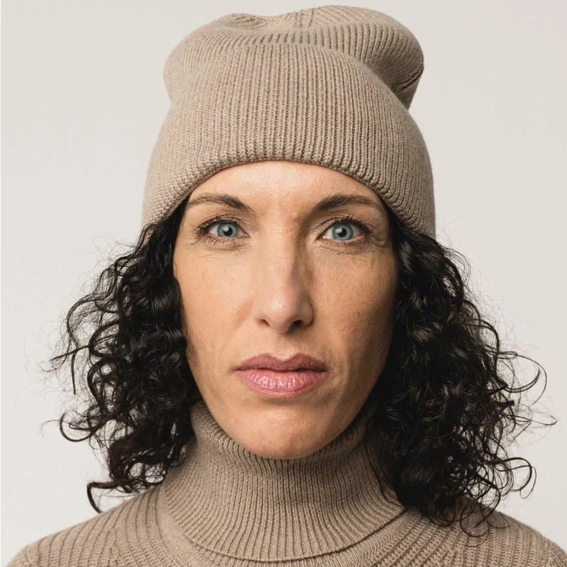 MELA Unisex Strickmütze "KALI" - hazel-blend
