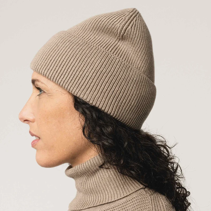 MELA Unisex Strickmütze "KALI" - hazel-blend