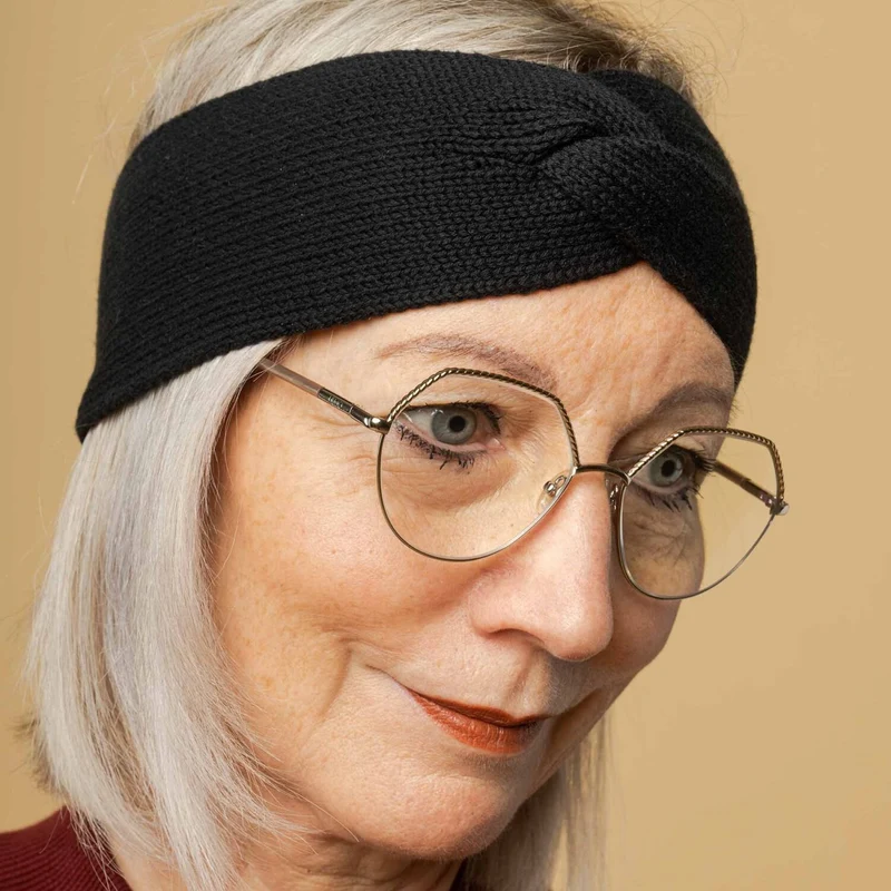 MELA Damen Stirnband "MEENA" - Schwarz