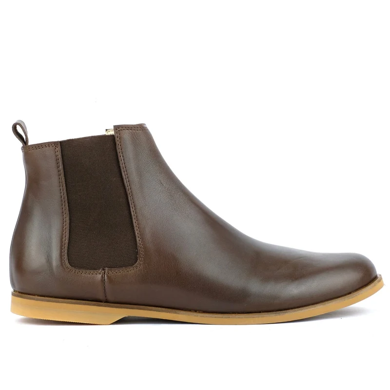 SORBAS Shoes Unisex Chelsea Boots "'88 Dark Brown"