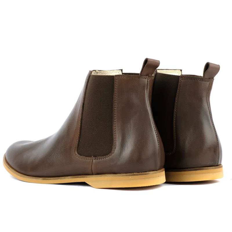 SORBAS Shoes Unisex Chelsea Boots "'88 Dark Brown"