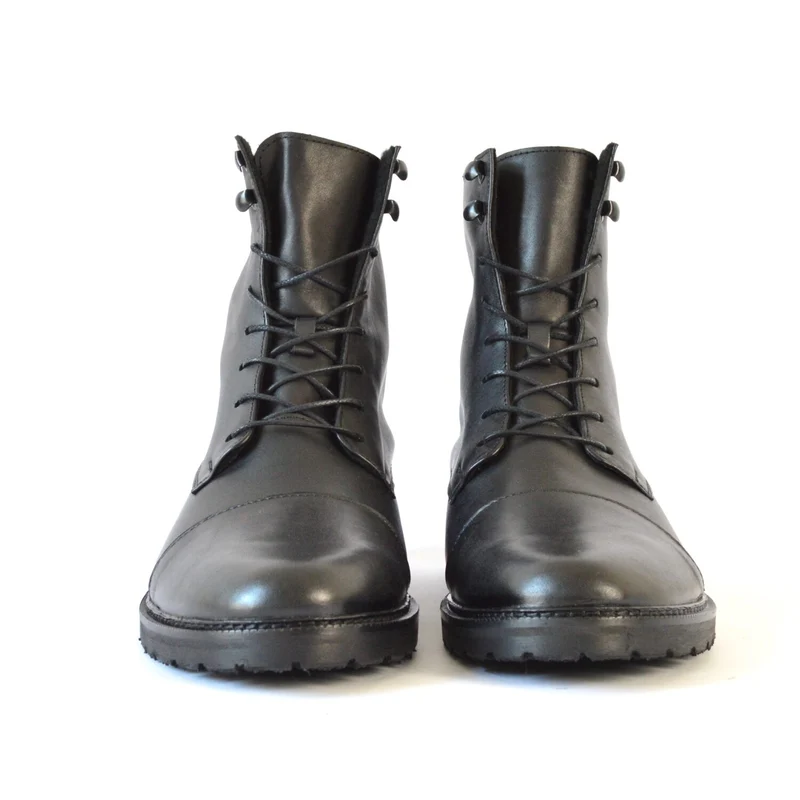 SORBAS Shoes Unisex Lederstiefel "'94 BLACK"