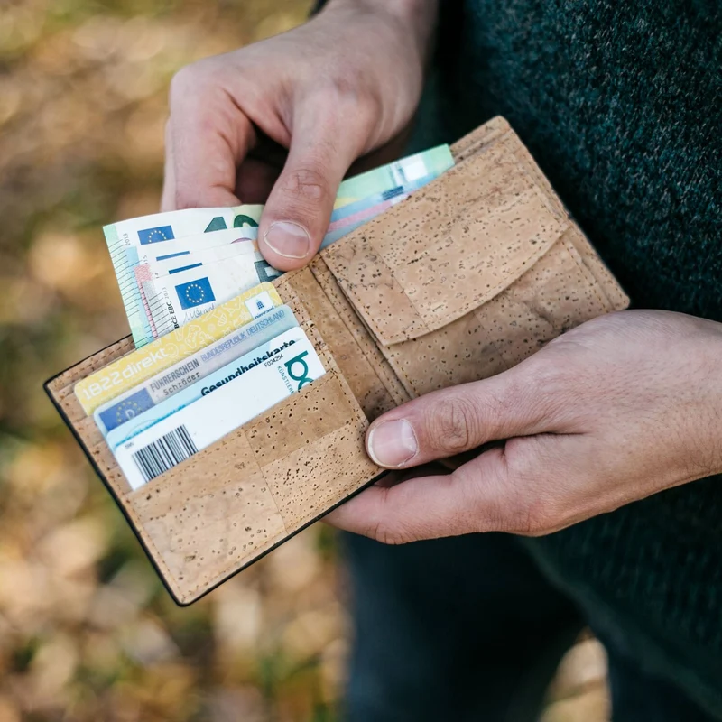 natventure Kork Geldbörse "Yosemite" mit RIFD-Schutz