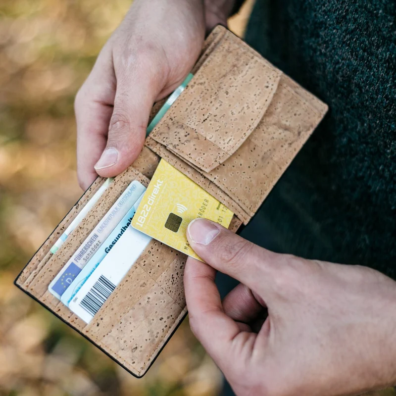 natventure Kork Geldbörse "Yosemite" mit RIFD-Schutz