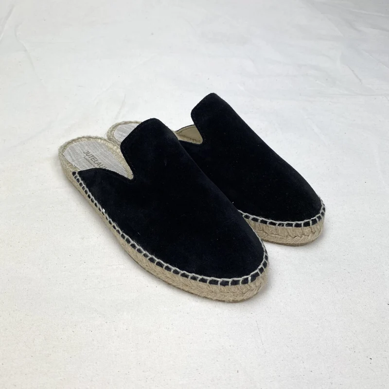 Jutelaune Mules aus Wildleder