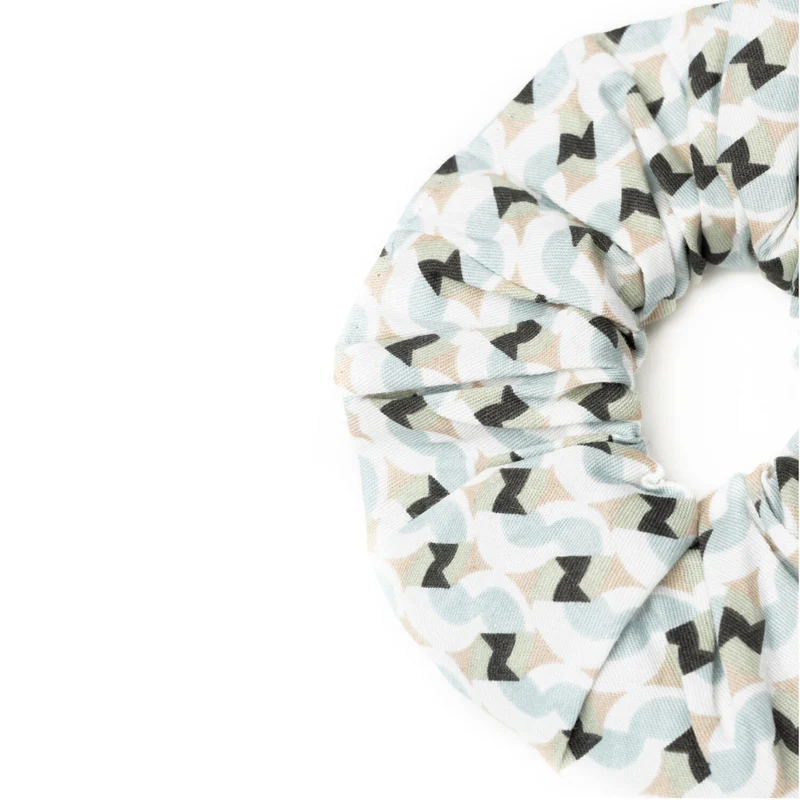 MELA Scrunchie Haargummi "AJITHA" - geometric