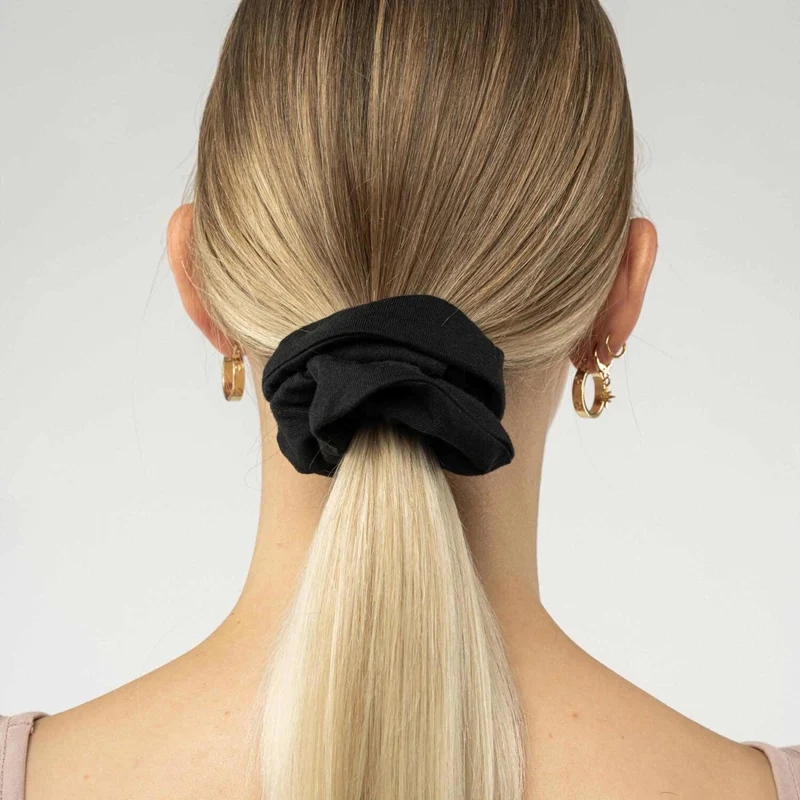 MELA Scrunchie Haargummi "AJITHA" - Schwarz