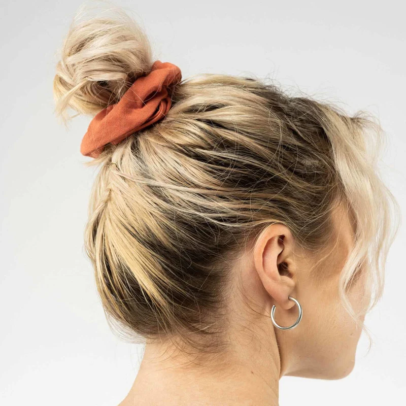 MELA Scrunchie Haargummi "AJITHA" - Terracotta