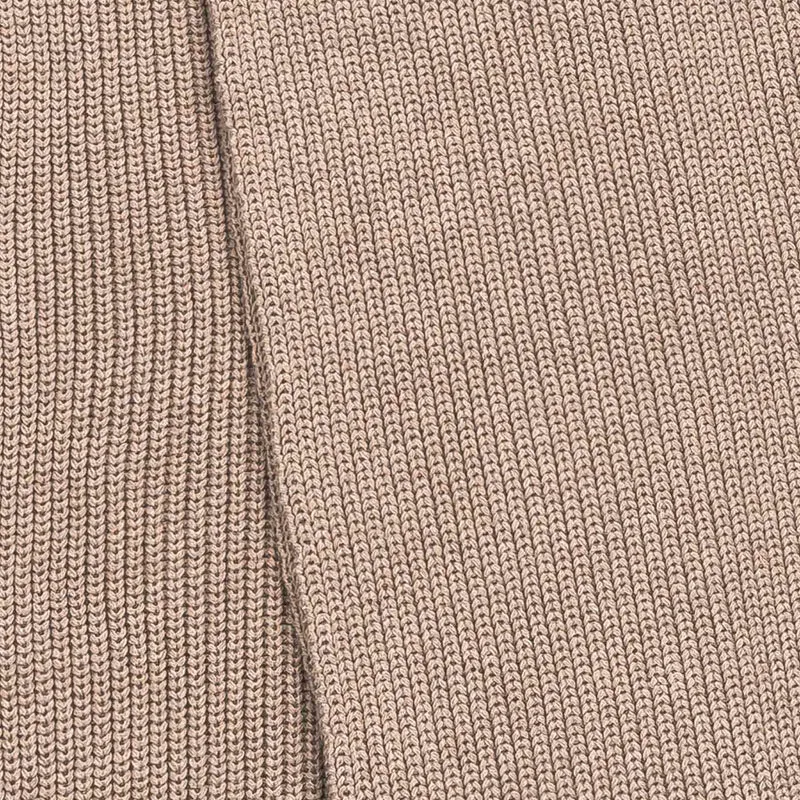 MELA Unisex Rippstrick Schal "NAGNA" - hazel-melange