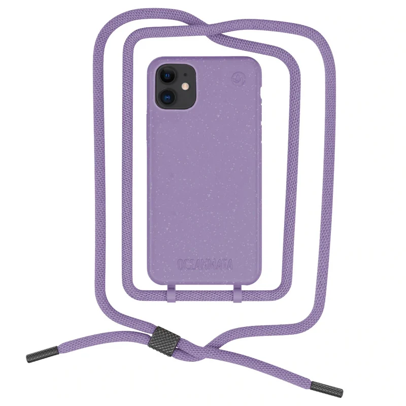 OCEANMATA Biologische Apple iPhone Connect Hülle "Flieder Edition"