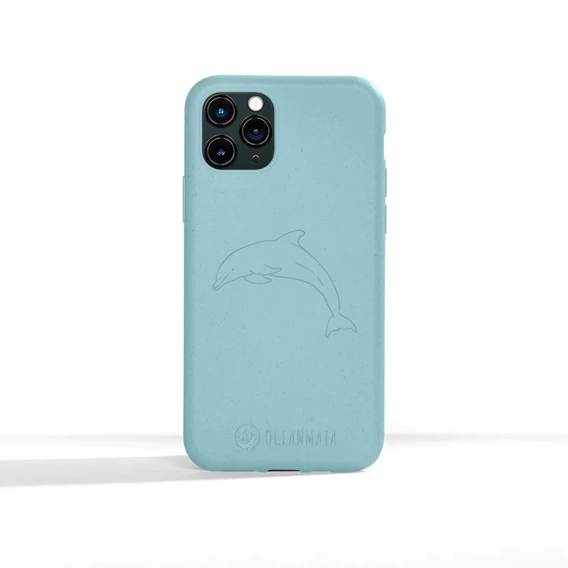 OCEANMATA Biologische Apple iPhone Hülle "Dolphin Edition"