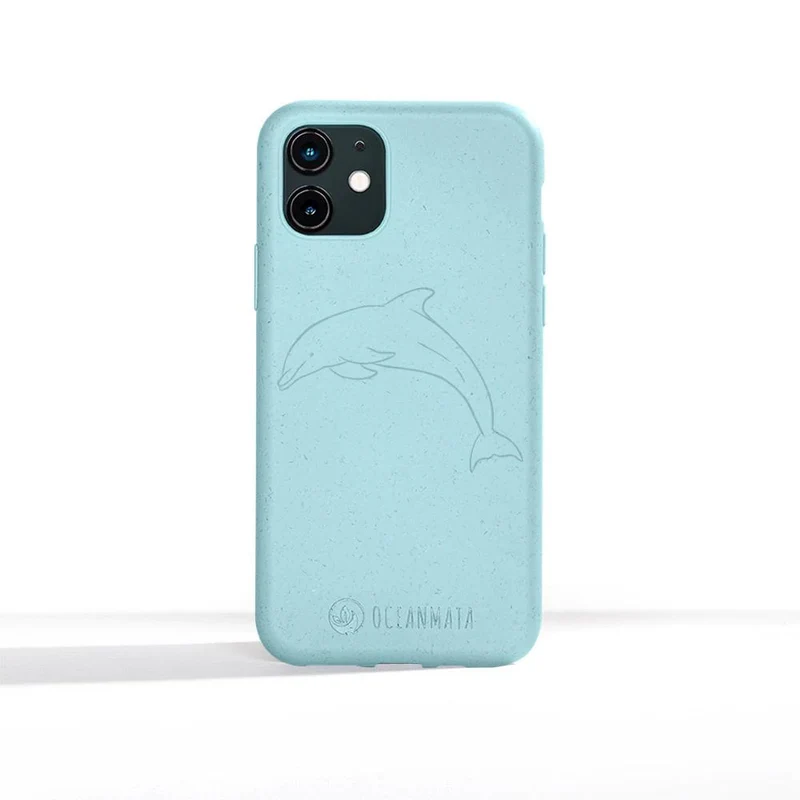 OCEANMATA Biologische Apple iPhone Hülle "Dolphin Edition"