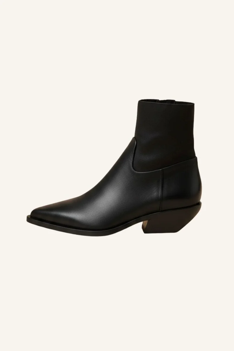 Stiefelette Boston in Nero