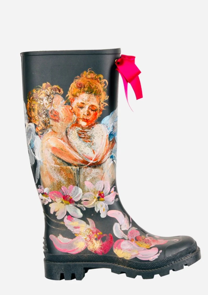 Gummistiefel handbemalt