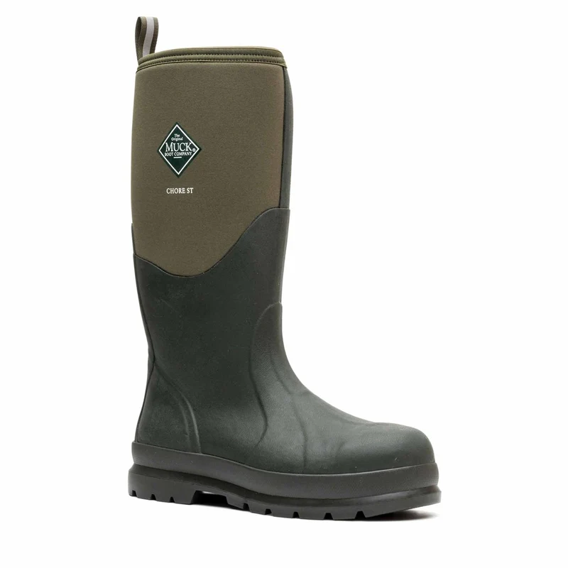 Unisex Chore Steel Toe Tall Boots