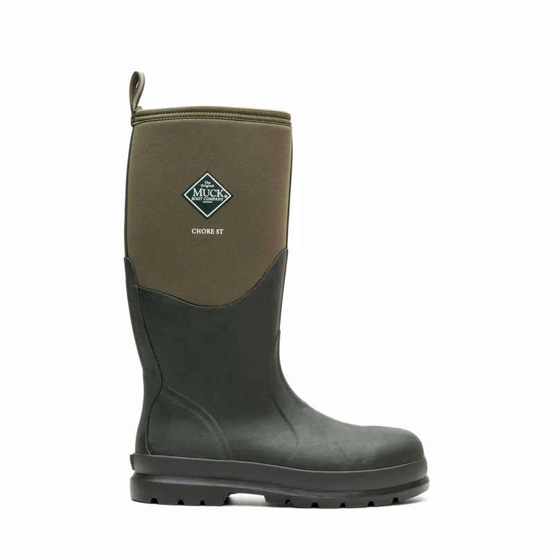 Unisex Chore Steel Toe Tall Boots