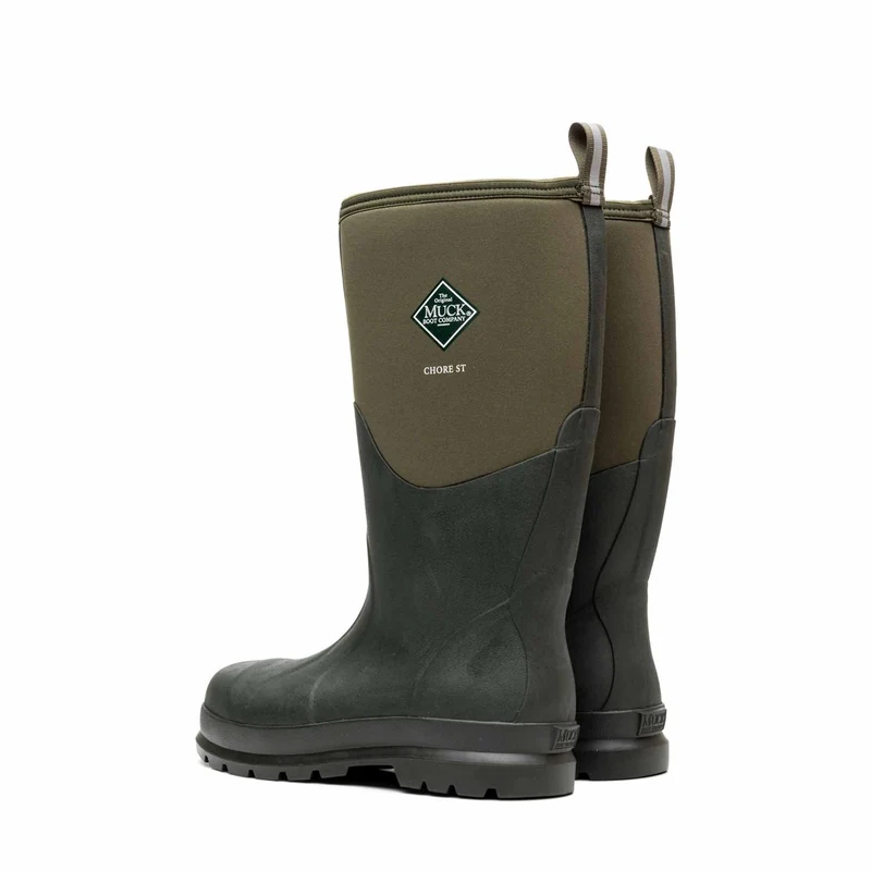 Unisex Chore Steel Toe Tall Boots