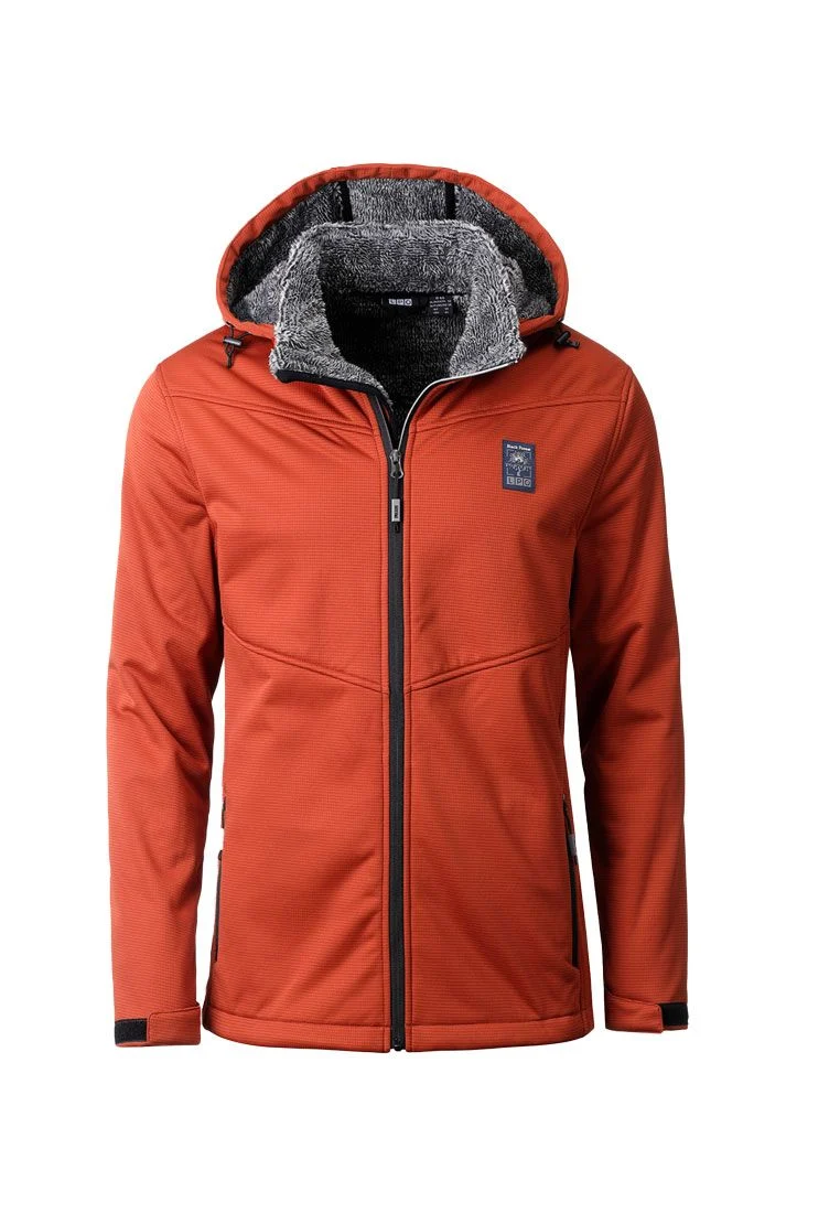 LPO Herren Softshelljacke mit Teddyfutter und Kapuze Laron 2
