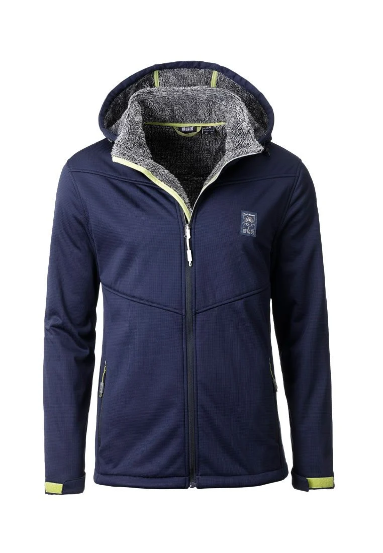 LPO Herren Softshelljacke mit Teddyfutter und Kapuze Laron 2
