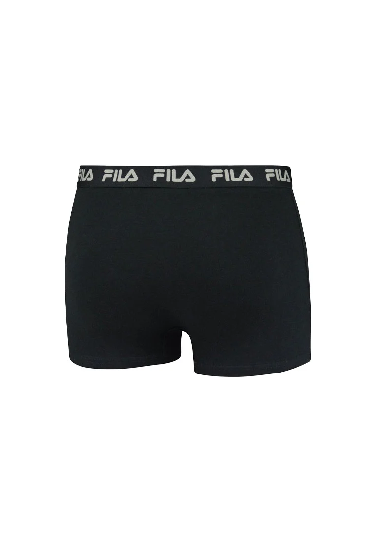 Fila Herren Boxershort 2er Pack schwarz/ schwarz