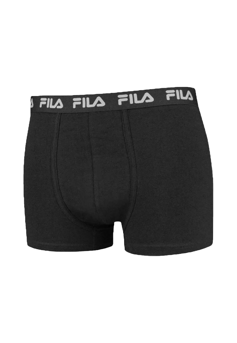 Fila Herren Boxershort 2er Pack schwarz/ schwarz