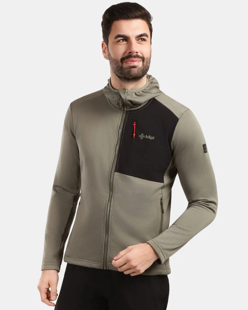 Kilpi Herren Fleecejacke Sevelen mit Kapuze