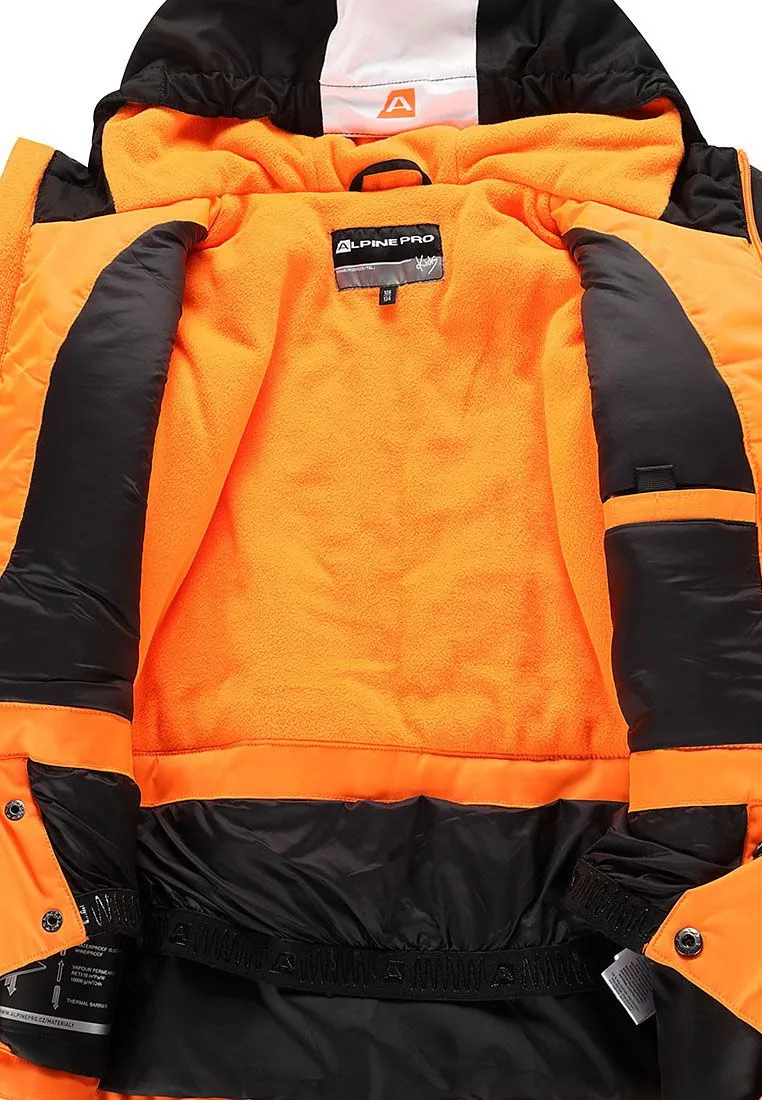 Alpine Pro Herren Skijacke mit Kapuze und Schneefang DEAR