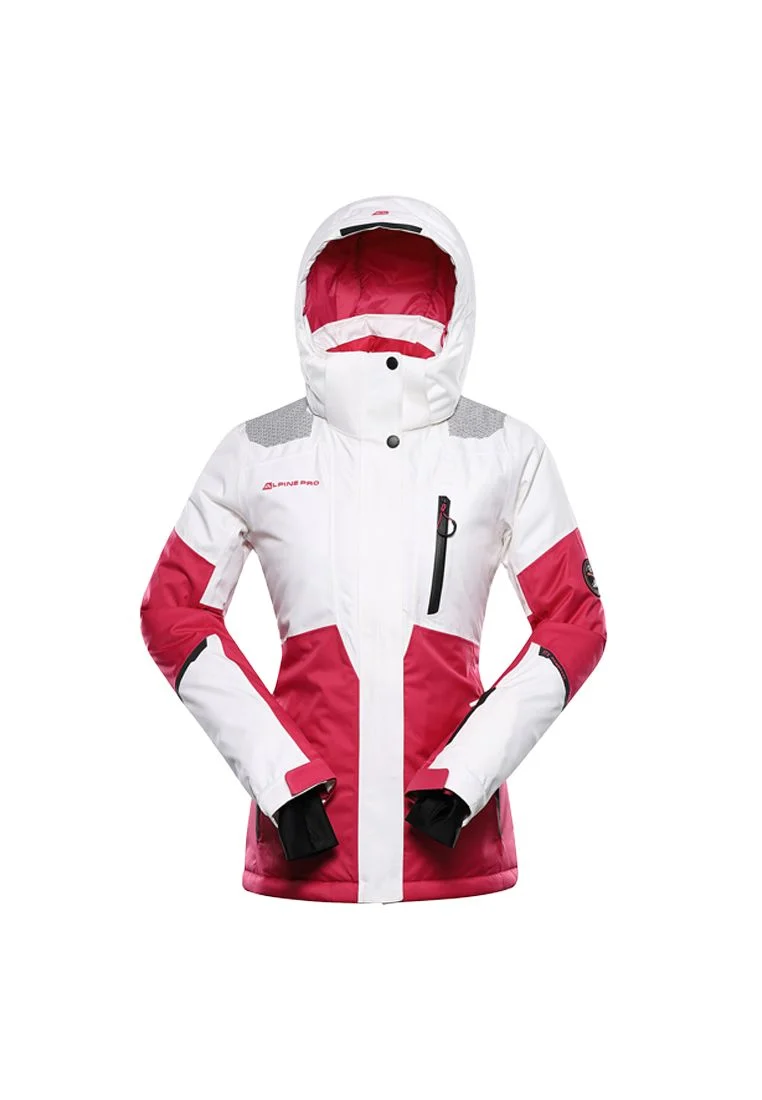 Alpine Pro Damen Skijacke mit Kapuze und Schneefang DEARA