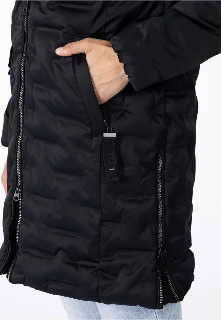 LPO Damen Steppmantel mit Kapuze Mara 991520