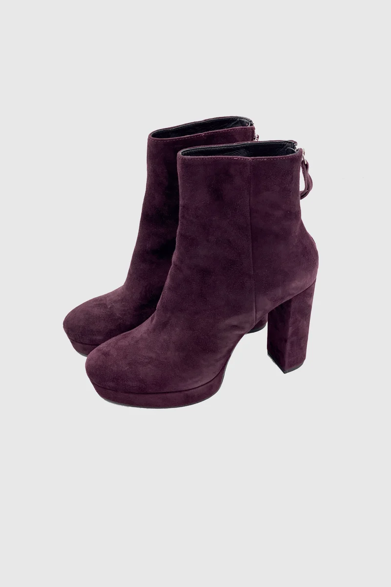 Stiefelette Bordeaux