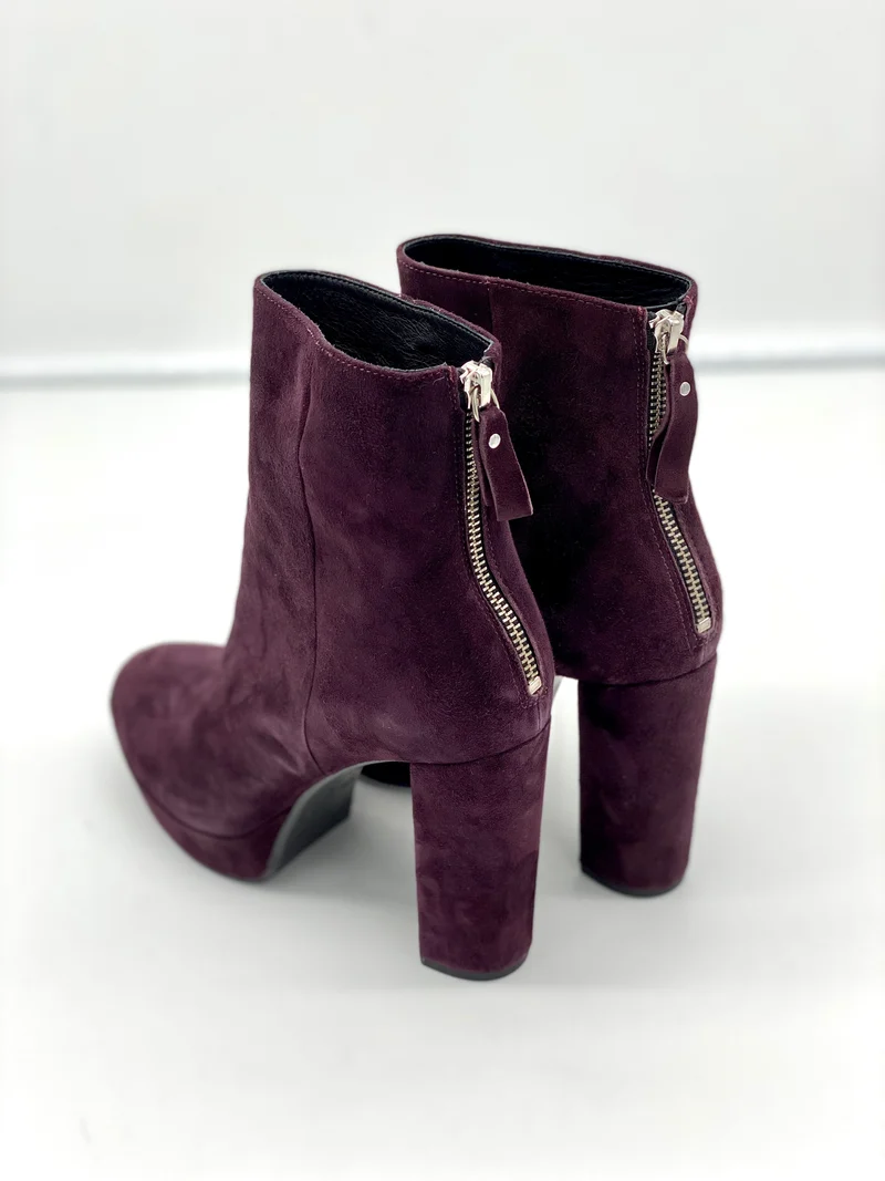 Stiefelette Bordeaux