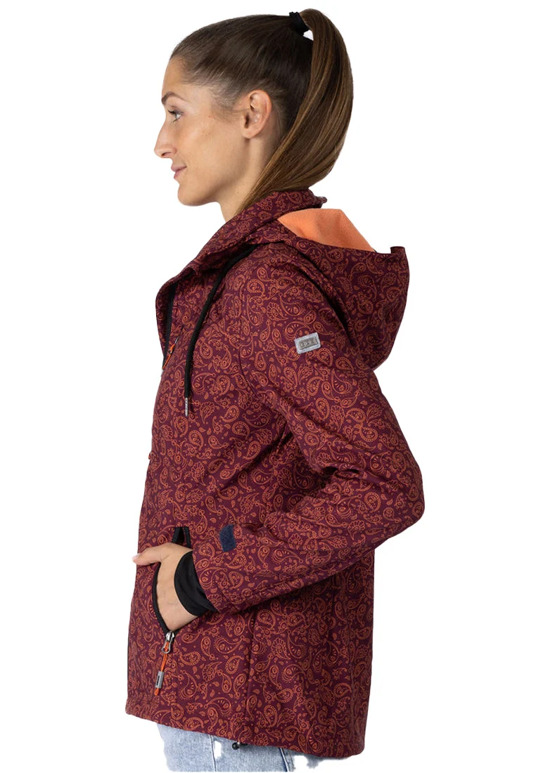 LPO Damen Softshelljacke mit Allover Druck Sarina