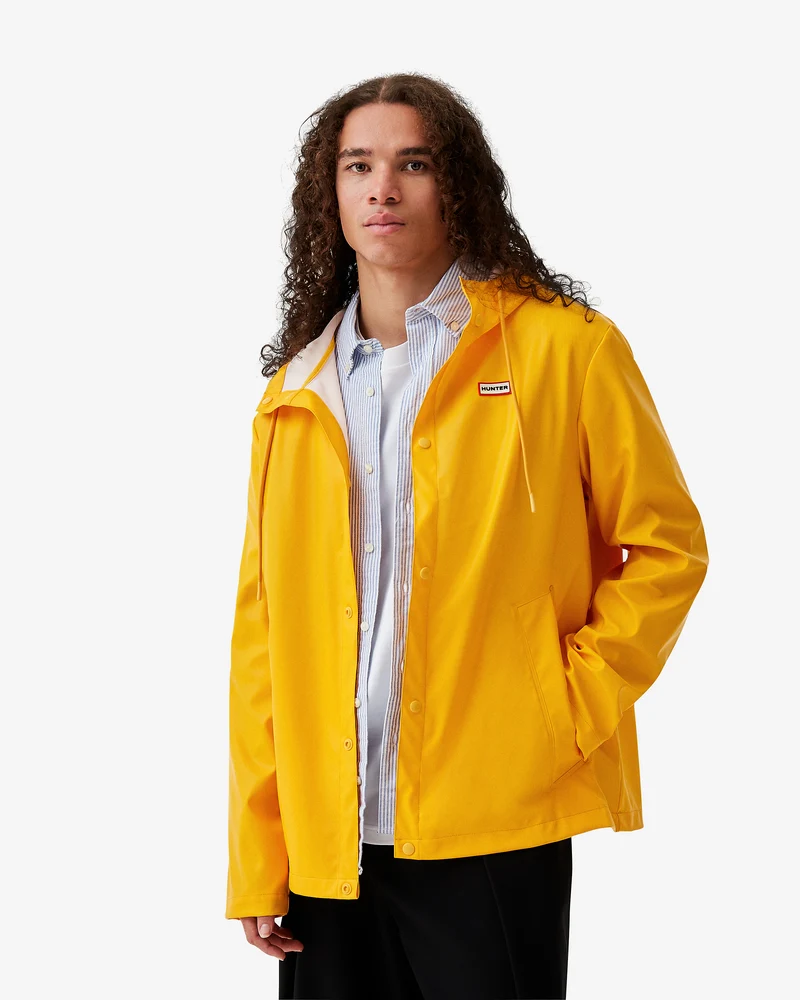 Downpour Izzy PU Kapuzenjacke Gelb (Unisex)
