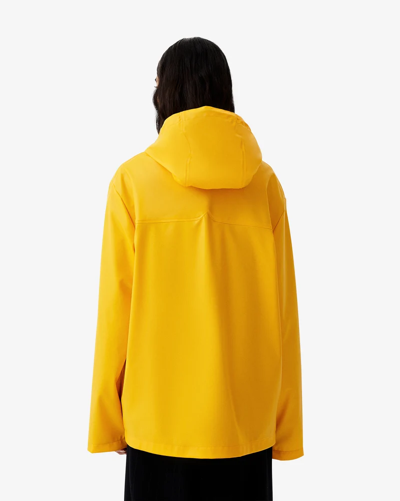 Downpour Izzy PU Kapuzenjacke Gelb (Unisex)