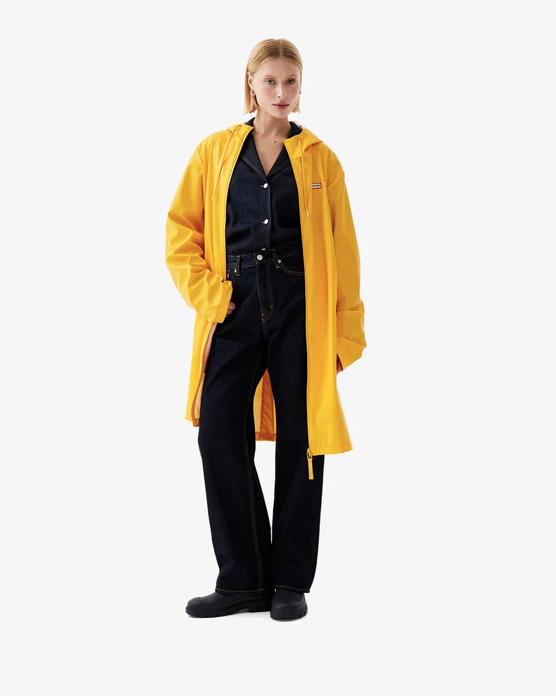Downpour Andrea PU Regenjacke Gelb (Unisex)