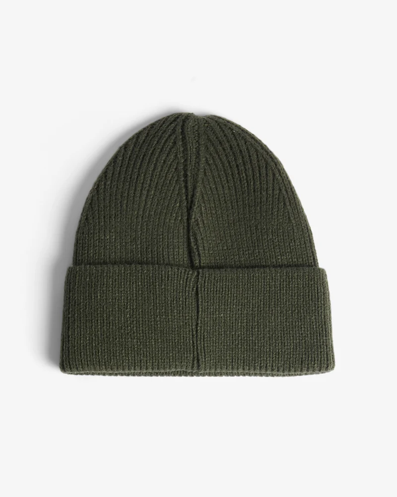 Acksley Ribbed Cuff Mütze Grün (Unisex)
