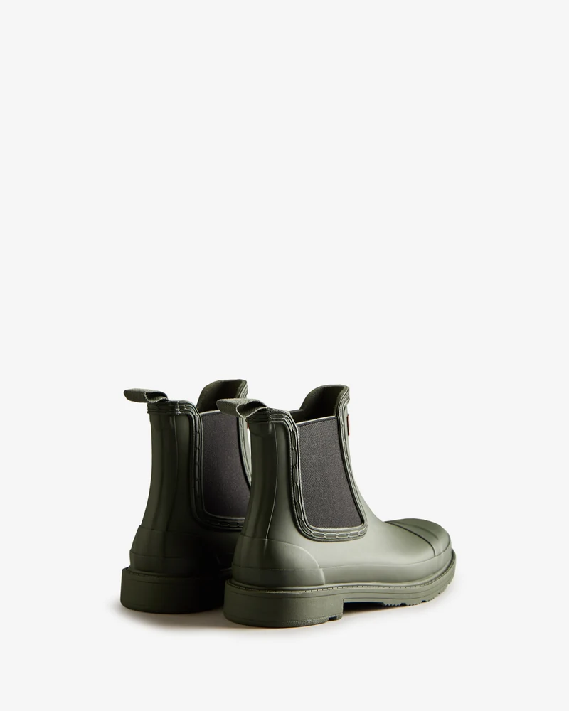 Commando Chelsea Gummistiefel Dunkelgrün (Damen)