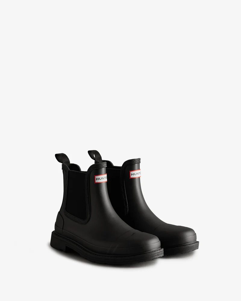Commando Chelsea Gummistiefel Schwarz (Damen)