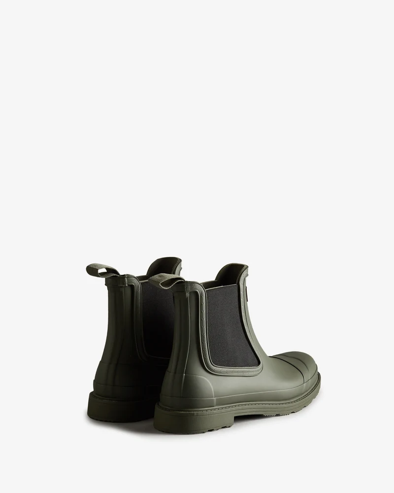 Commando Chelsea Gummistiefel Dunkelgrün (Herren)