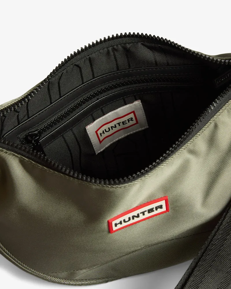 Claymorie Nylon Sling Umhängetasche Dunkelgrün (Unisex)